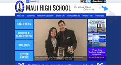 Desktop Screenshot of mauihigh.org